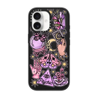 Whimsical Witch by Chiara LB art | iPhone 17 / Impact Case MagSafe Compatible / Matte Black | Image 1