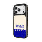 Take me to the ocean by Agathe Marty | iPhone 18 Pro Max / Impact Case MagSafe Compatible - Glossy / Glossy Black | Image 2