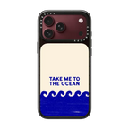Take me to the ocean by Agathe Marty | iPhone 18 Pro Max / Impact Case MagSafe Compatible - Glossy / Glossy Black | Image 1