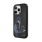 Lonely World | iPhone 16 Pro Max / Impact Case MagSafe Compatible / Matte Black | Image 2