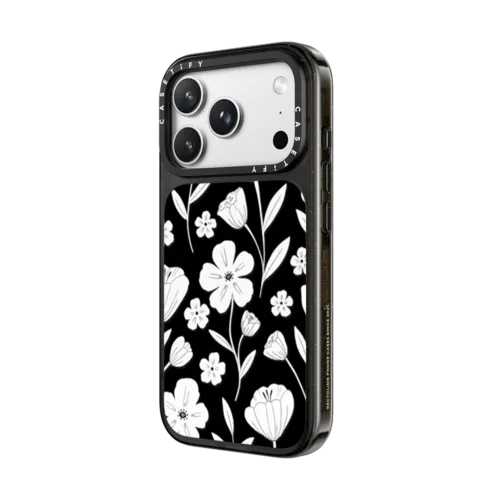 Penelope Transparent by Ivory Paper Co | iPhone 18 Pro Max / Impact Case MagSafe Compatible - Glossy / Glossy Black | Image 2