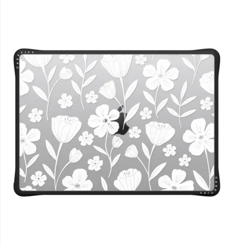 Penelope Transparent by Ivory Paper Co | MacBook Pro 14-inch (M1 - M5) / MacBook Impact Case / Black | Image 2