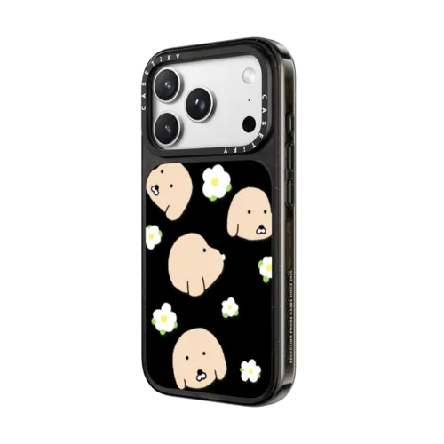 FLOWER DOG BY NAMSEE | iPhone 18 Pro Max / Impact Case MagSafe Compatible - Glossy / Glossy Black | Image 2
