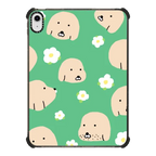 FLOWER DOG BY NAMSEE | iPad 10.9-inch (10th gen) / iPad Impact Case / Black | Image 1