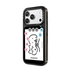 LOVE AND PEACE BY NAMSEE | iPhone 18 Pro Max / Impact Case MagSafe Compatible - Glossy / Glossy Black | Image 2