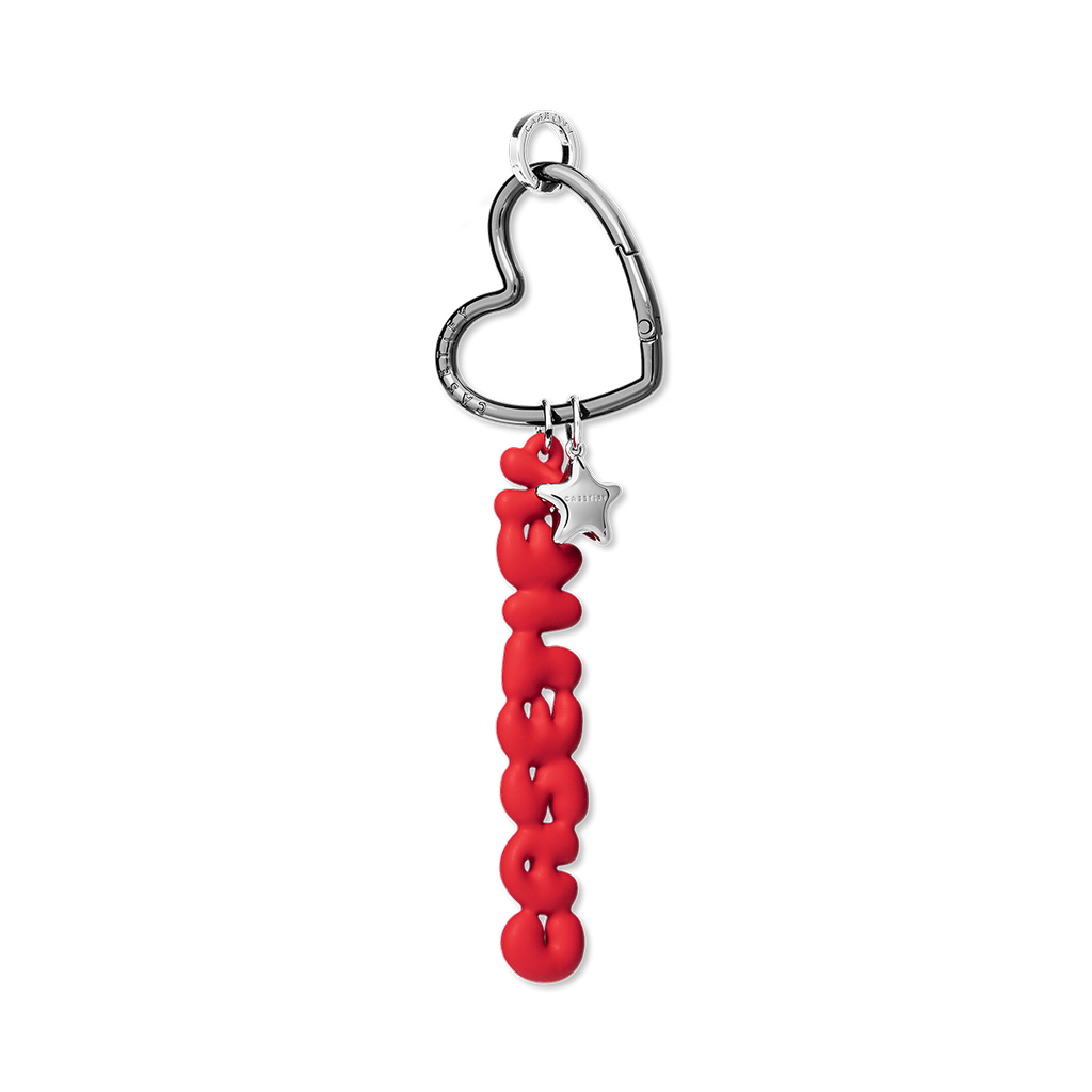 Charm Keychain - Stellar Heart - Red | Image 1