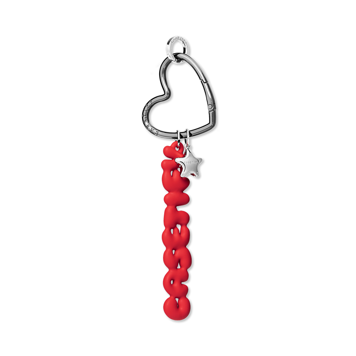 Charm Keychain - Stellar Heart - Red | Image 1