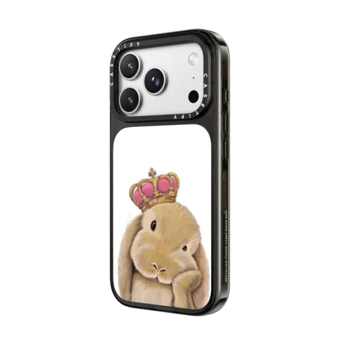 Gloomie Bunny by LeonLollipop | iPhone 18 Pro Max / Impact Case MagSafe Compatible - Glossy / Glossy Black | Image 2