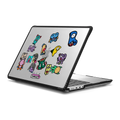 ZiBEZI Sticker Macbook Case | MacBook Pro 14-inch (M1 - M5) / MacBook Impact Case / Black | Image 1