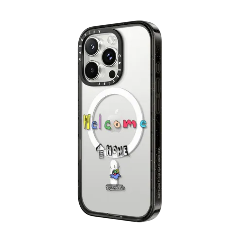 ZiBEZI Welcome Home Case | iPhone 16 Pro Max / Impact Case MagSafe Compatible / Black | Image 2
