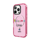 ZiBEZI Welcome Home Case | iPhone 16 Pro Max / Impact Case MagSafe Compatible / Pink Fizz | Image 2