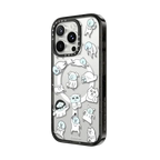 Ghost Door Stickers | iPhone 16 Pro Max / Impact Case MagSafe Compatible / Black | Image 2