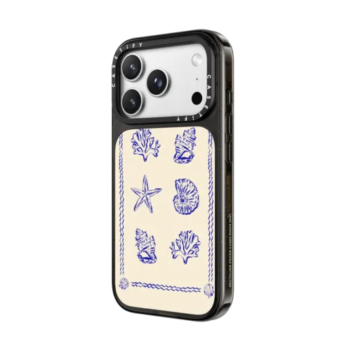 Sea Treasures by Agathe Marty | iPhone 18 Pro Max / Impact Case MagSafe Compatible - Glossy / Glossy Black | Image 2