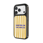 Habiter en Vacances by Agathe Marty | iPhone 18 Pro Max / Impact Case MagSafe Compatible - Glossy / Glossy Black | Image 2