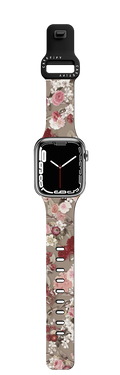 VINTAGE FLOWER MONDAY | Apple Watch Series 7-9 (45mm) / Impact Band / Black | Image 1