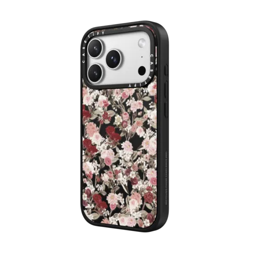 VINTAGE FLOWER MONDAY | iPhone 17 Pro Max / Impact Case MagSafe Compatible / Matte Black | Image 2