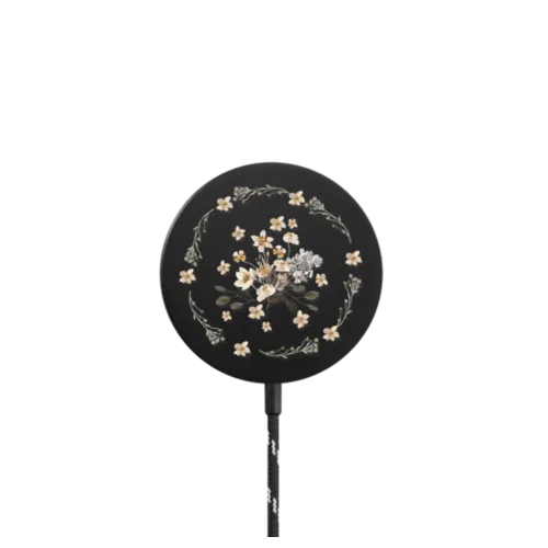 WILDFLOWER FRIDAY |   / PowerThru Magnetic Wireless Charger MagSafe Compatible / Black | Image 1