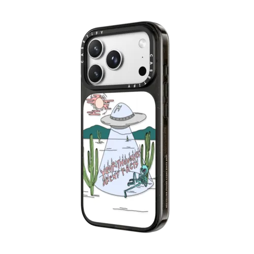 Your Thoughts by Emma Atterbury | iPhone 18 Pro Max / Impact Case MagSafe Compatible - Glossy / Glossy Black | Image 2