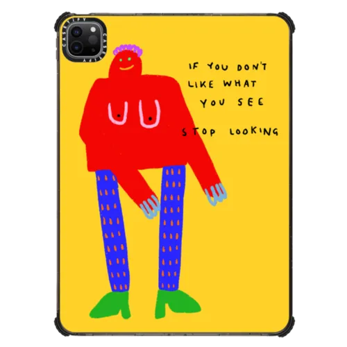 STOP LOOKING | iPad Pro 11-inch (3rd/4th gen) / iPad Impact Case / Black | Image 1