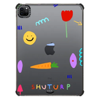 DOODLES | iPad Pro 11-inch (3rd/4th gen) / iPad Impact Case / Black | Image 1