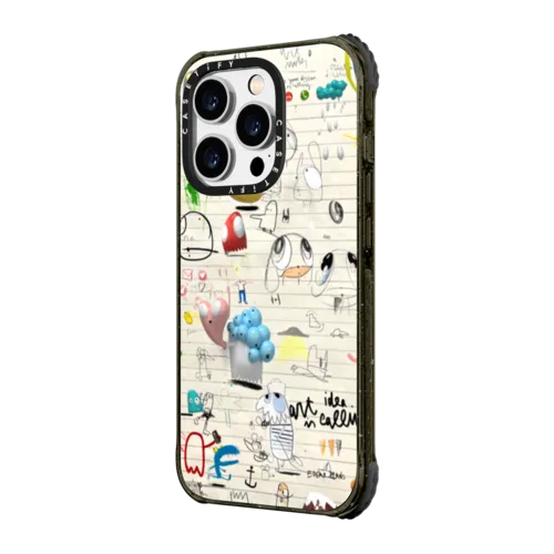 Art Notes: ART IS CALLING | iPhone 14 Pro Max / Ultra Impact Case MagSafe Compatible / Black | Image 2