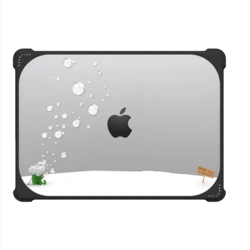 My Little Martian MacBook Case | MacBook Pro 14-inch (M1 - M5) / MacBook Bounce Case / Black | Image 2