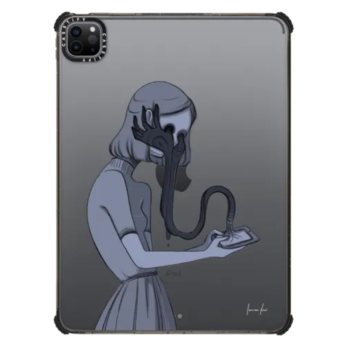 Lonely World iPad Case | iPad Pro 11-inch (3rd/4th gen) / iPad Impact Case / Black | Image 1