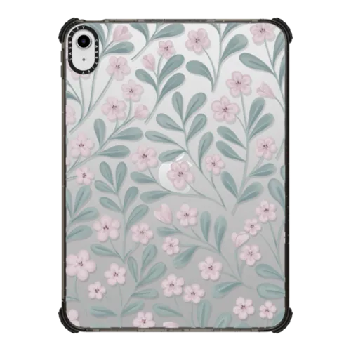 Posie by Ivory Paper Co | iPad 10.9-inch (10th gen) / iPad Impact Case / Black | Image 1