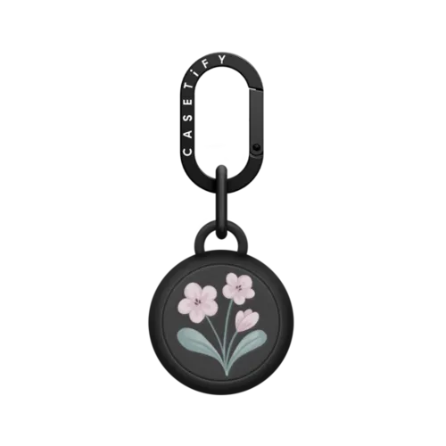 Posie by Ivory Paper Co | AirTag 2 / AirTag Holder / Licorice | Image 1