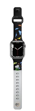 My Little Martian 02 Apple Watch Band | Apple Watch Series 7-9 (45mm) / Impact Band / Black | Image 1