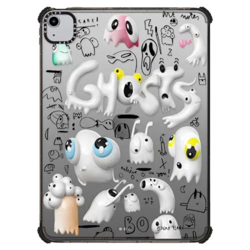 Ghosts Notes iPad Case | iPad Air (4th/5th gen) / iPad Impact Case / Black | Image 1