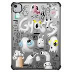 Ghosts Notes iPad Case | iPad Air (4th/5th gen) / iPad Impact Case / Black | Image 1