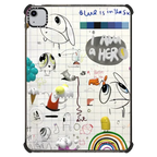 Art Notes: I AM A HERO iPad Case | iPad Air (4th/5th gen) / iPad Impact Case / Black | Image 1