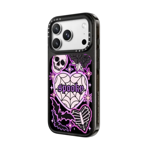 SPOOKY by Chiara LB art | iPhone 18 Pro Max / Impact Case MagSafe Compatible - Glossy / Glossy Black | Image 2