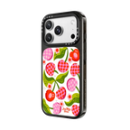 Checkered Cherries | iPhone 18 Pro / Impact Case MagSafe Compatible - Glossy / Glossy Black | Image 2