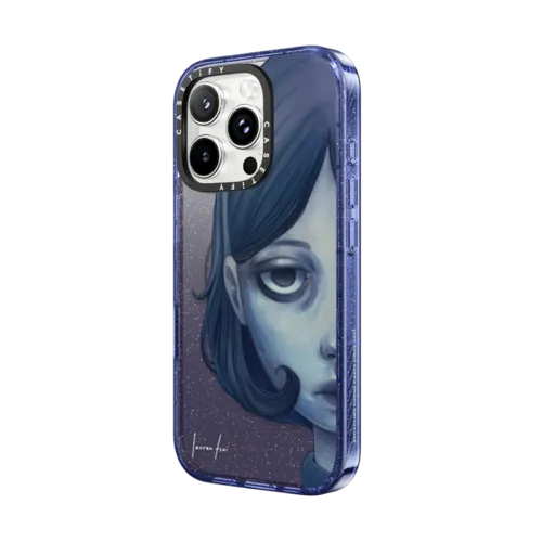 ASTRID (Half-you) | iPhone 16 Pro Max / Impact Case MagSafe Compatible / Glitter Indigo | Image 2