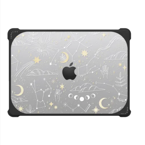 Stargazing by Ivory Paper Co | MacBook Pro 14-inch (M1 - M5) / MacBook Bounce Case / Black | Image 2