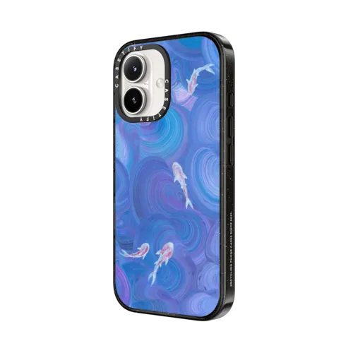 Koi in The Deep | iPhone 16 / Impact Case MagSafe Compatible / Black | Image 2