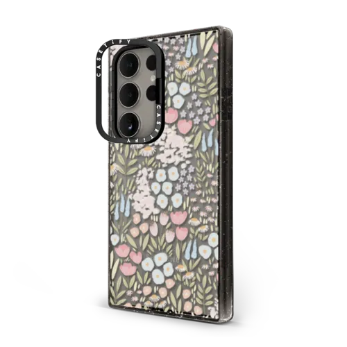 Eleanor by Ivory Paper Co | Galaxy S24 Ultra / Impact Ring Stand Case / Black | Image 2