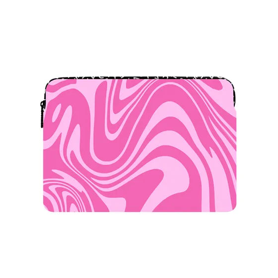 Marble Trippy Wavy Swirl Pink Spiral Warp Twirl Retro 70s Psychedelic Acid Groovy Abstract Pattern | Image 1