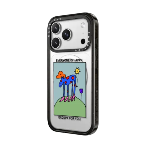 Everyone is Happy | iPhone 17 Pro Max / Impact Case MagSafe Compatible / Black | Image 2