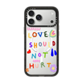 Love Should Not Hurt | iPhone 17 Pro Max / Impact Case MagSafe Compatible / Black | Image 1