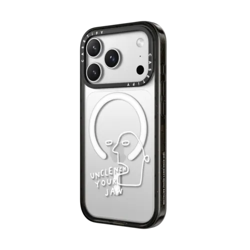 UNCLENCH YOUR JAW | iPhone 17 Pro Max / Impact Case MagSafe Compatible / Black | Image 2