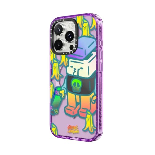 Slippery floor | iPhone 16 Pro Max / Impact Case MagSafe Compatible / Purple | Image 2