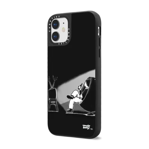 party | iPhone 11 / Mirror Case / Silver on Black | Image 2