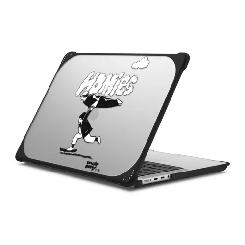HOMIES | MacBook Pro 14-inch (M1 - M5) / MacBook Bounce Case / Black | Image 1