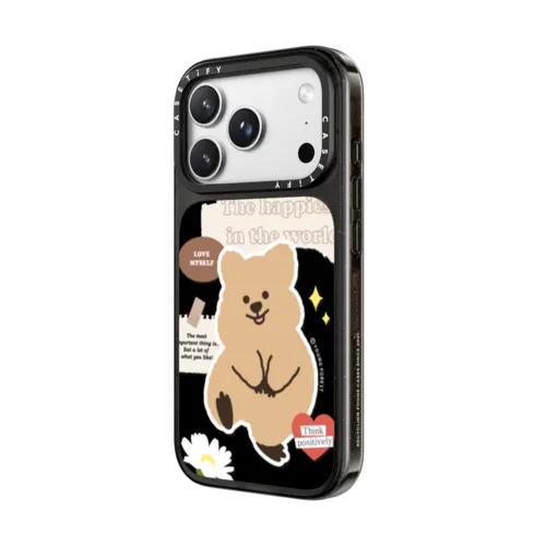 Happiest KKOTKA in the world | iPhone 18 Pro Max / Impact Case MagSafe Compatible - Glossy / Glossy Black | Image 2