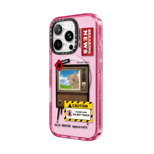 Where am I KKOTKA | iPhone 16 Pro Max / Impact Case MagSafe Compatible / Pink Fizz | Image 2
