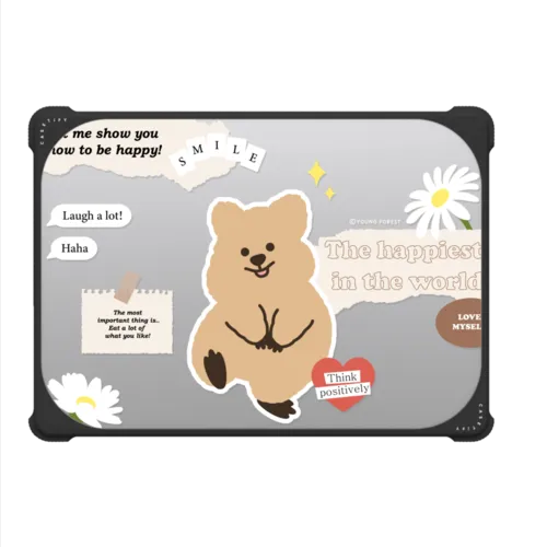 Happiest KKOTKA in the world | MacBook Pro 14-inch (M1 - M5) / MacBook Bounce Case / Black | Image 2