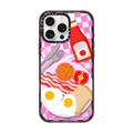 English Breakfast Phone Case | iPhone 16 Pro Max / Impact Case MagSafe Compatible / Black | Image 1